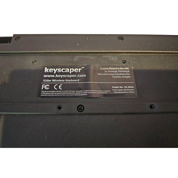 Penn State Wireless Keyboard Keyscaper 510w Custom Printed Full Size QWERTY - Picture 3 of 11